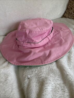 Pink Wide Brim Sun Hat